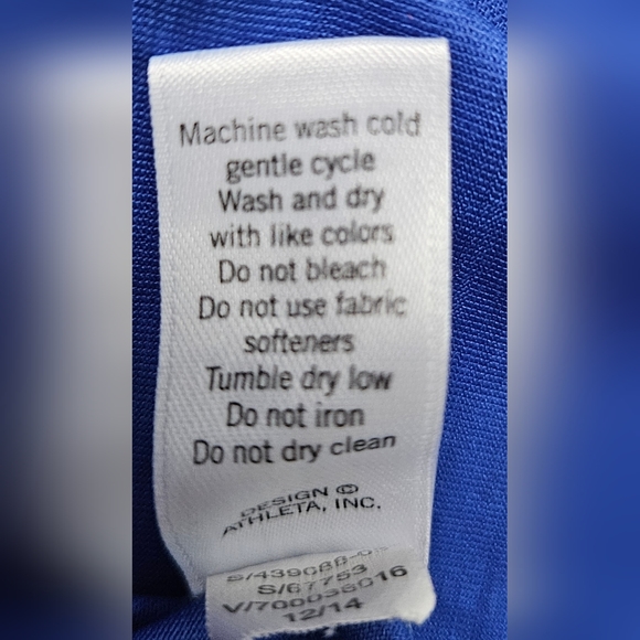 Athleta Long Sleeves Pacific Blue UPF 1/4 Zip Rash Guard Shirt Top Size XL - Picture 8 of 10